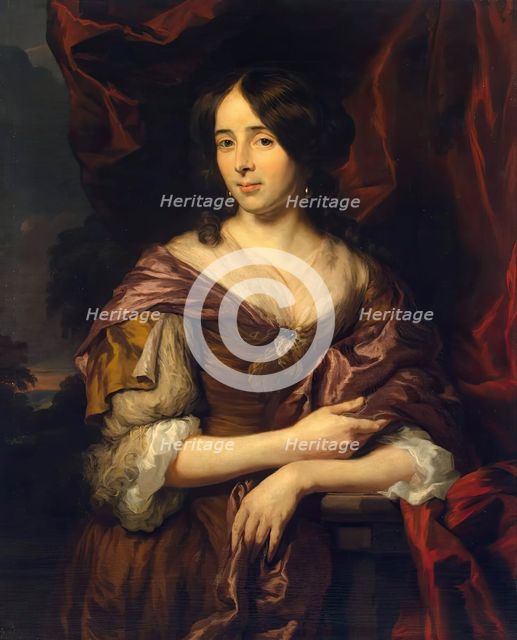 Portrait of a Young Woman, 1678. Creator: Nicolaes Maes.