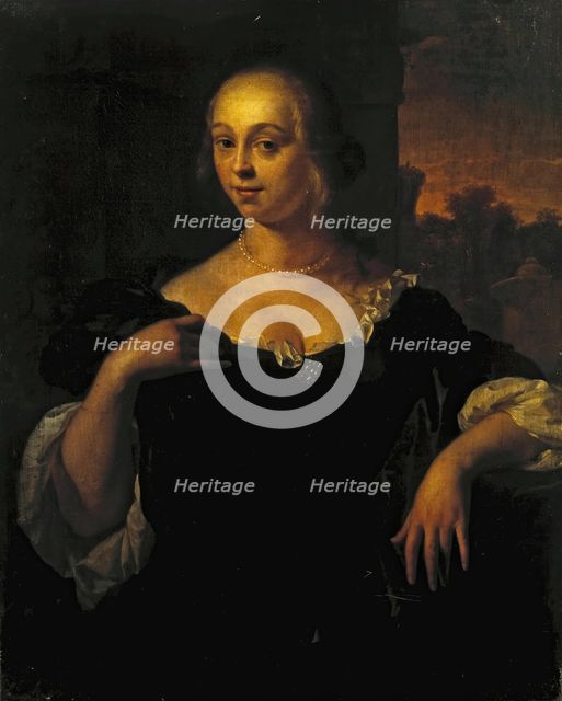 Portrait of a Young Woman, 1694. Creator: Godfried Schalcken.
