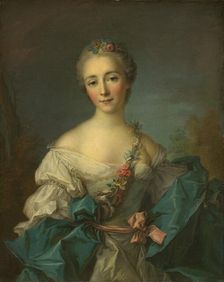 Portrait of a Young Woman, 1750/1760. Creator: Anon