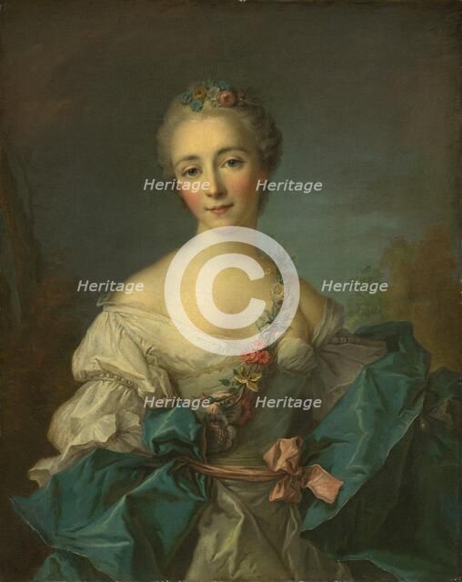 Portrait of a Young Woman, 1750/1760. Creator: Anon.