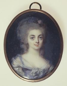 Portrait of a young woman, 1781. Creator: Louis Marie Sicard