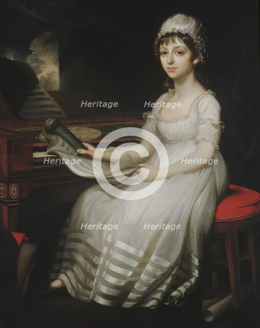 Portrait of a Young Woman, 1801. Creator: Mather Brown.
