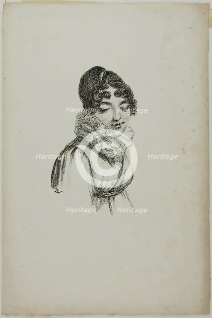 Portrait of a Young Woman, 1817–20. Creator: Vivant Denon.