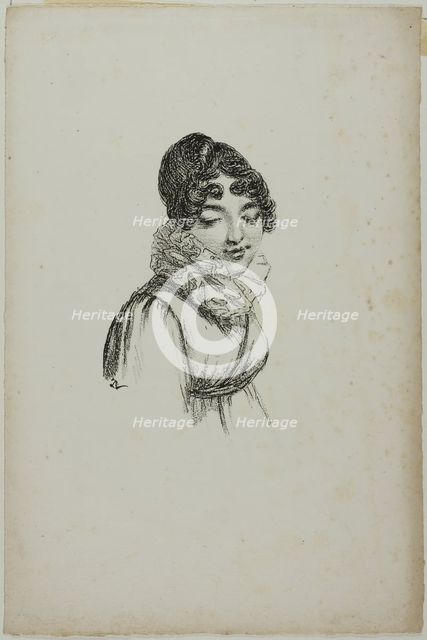 Portrait of a Young Woman, 1817–20. Creator: Vivant Denon.