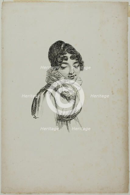 Portrait of a Young Woman, 1817–20. Creator: Vivant Denon.