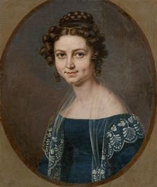 Portrait of a Young Woman, 1826. Creator: János Rombauer