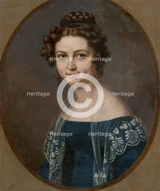 Portrait of a Young Woman, 1826. Creator: János Rombauer.