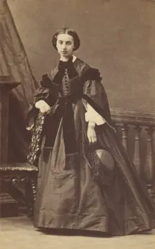 Portrait of a Young Woman, 1862-1864. Creator: Disdéri & Cie.