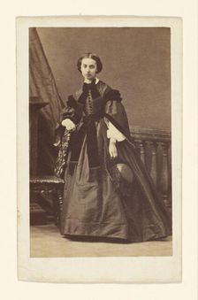 Portrait of a Young Woman, 1862-1864. Creator: Disdéri & Cie.