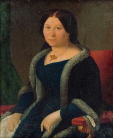 Portrait of a Young Woman, 1876. Creator: Miklos Barabas