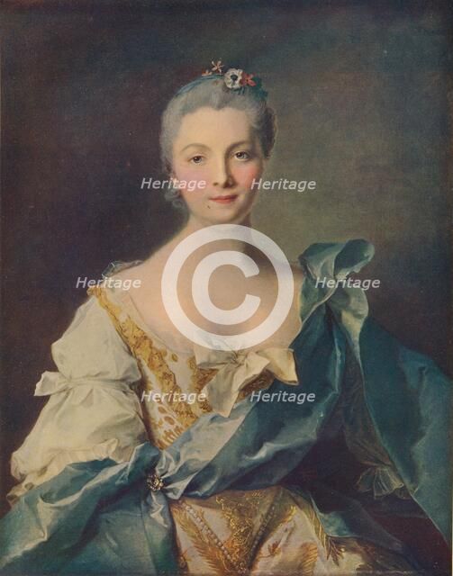 'Portrait of a Young Woman'', 18th century. Artist: Jean-Marc Nattier.