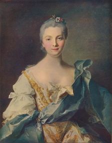 Portrait of a Young Woman' 18th century. Artist: Jean-Marc Nattier