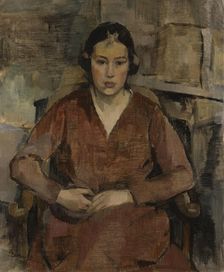 Portrait of a young Woman, 1921. Creator: Ingeborg Jensen