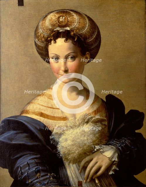 Portrait of a Young Woman (Turkish Slave), ca 1532. Artist: Parmigianino (1503-1540)
