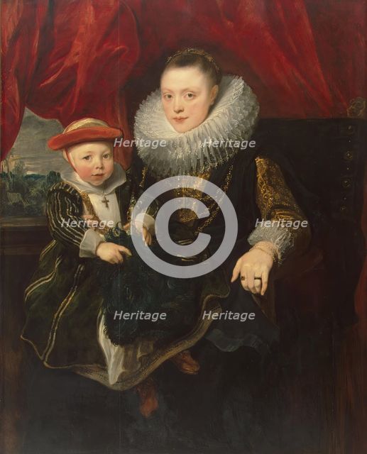 Portrait of a Young Woman with a Child, 1620. Creator: Anthony van Dyck.