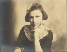 Portrait of a Young Woman with Lace Collar, 1907-1943. Creator: Louis Fleckenstein
