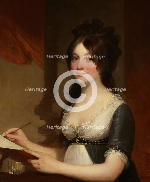 Portrait of a Young Woman, about 1802-1804. Creator: Gilbert Stuart.