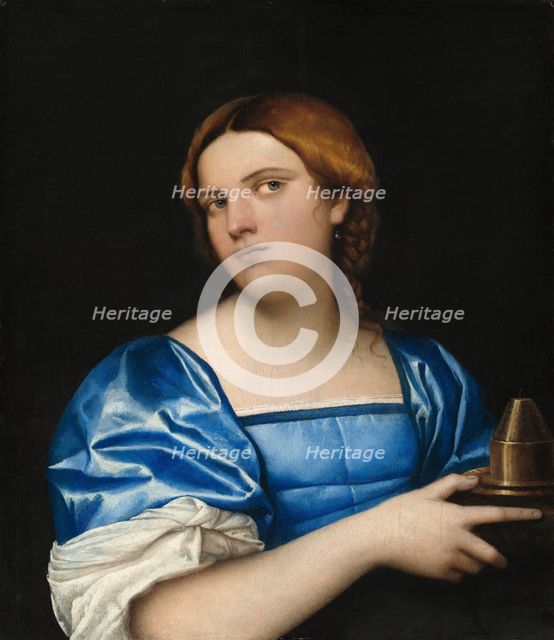 Portrait of a Young Woman as a Wise Virgin, c. 1510. Creator: Sebastiano del Piombo.