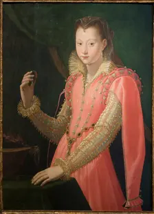 Portrait of a Young Woman as Portia Catonis, 1551-1603. Creators: Santi di Tito, Agnolo Bronzino