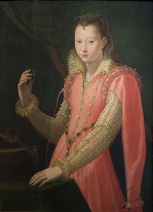 Portrait of a young woman as Porcia Catonis, Second half of the 16th century. Creator: Santi di Tito (1536-1603)