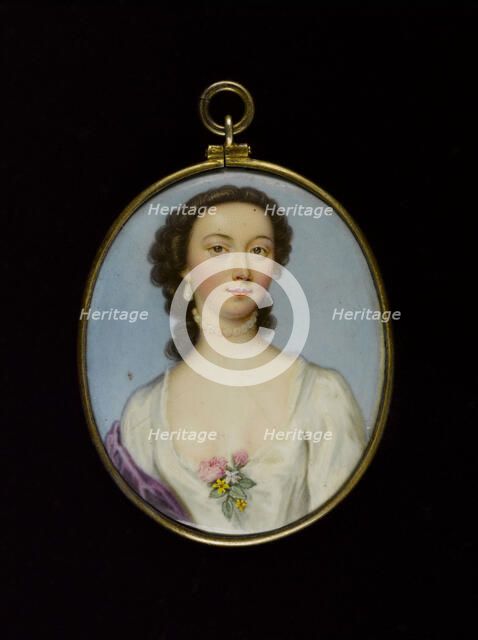 Portrait of a young woman, between 1700 and 1750. Creator: English School.