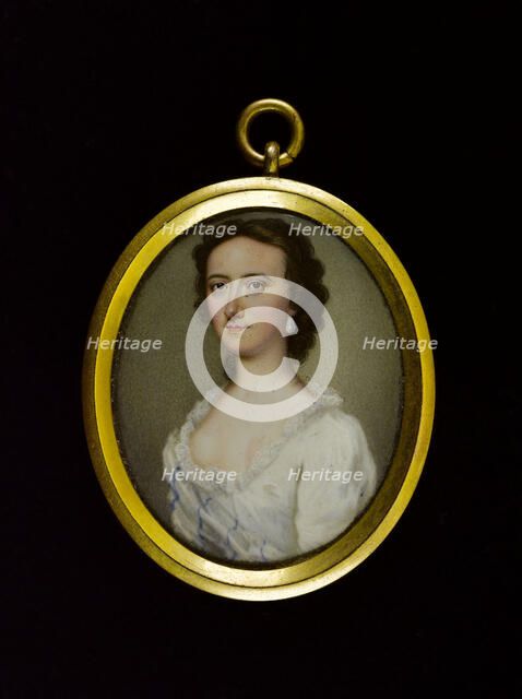 Portrait of a young woman, between 1700 and 1750. Creator: English School.