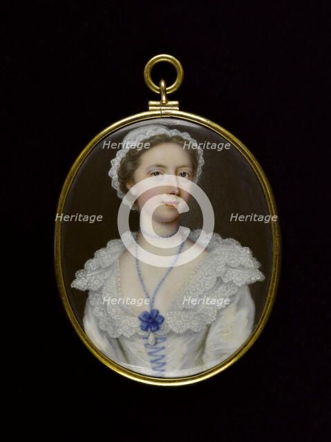 Portrait of a young woman, between 1700 and 1750. Creator: English School.