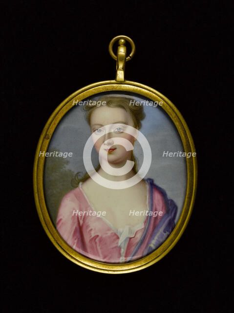 Portrait of a young woman, between 1725 and 1750. Creator: English School.
