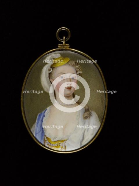 Portrait of a young woman, between 1725 and 1750. Creator: English School.