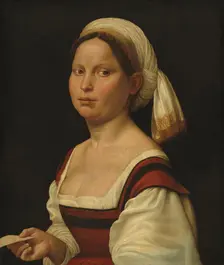 Portrait of a Young Woman, c. 1525. Creator: Giuliano Bugiardini
