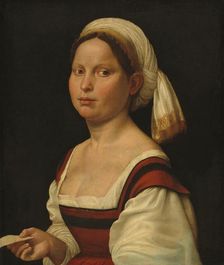 Portrait of a Young Woman, c. 1525. Creator: Giuliano Bugiardini