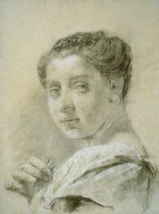 Portrait of a Young Woman, c. 1730. Creator: Giovanni Battista Piazzetta