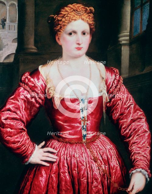 'Portrait of a Young Woman', c1550. Artist: Paris Bordone