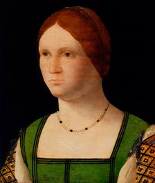 Portrait of a Young Woman, c1500. Creator: Francesco Bissolo