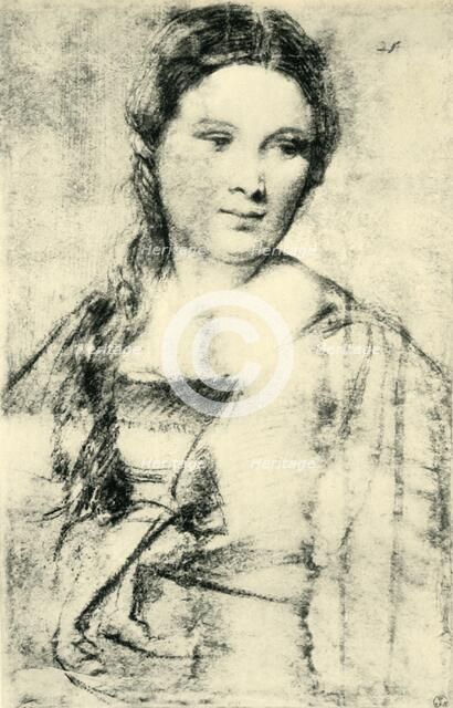 Portrait of a young woman, c1515, (1943). Creator: Titian.