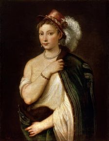 Portrait of a Young Woman c1536. Artist: Titian