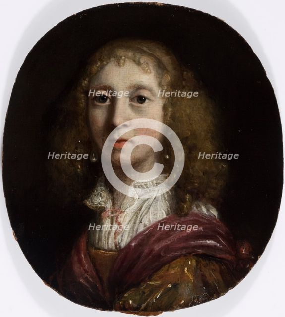 Portrait of a young woman, c1680s. Creator: Jan van Mieris.