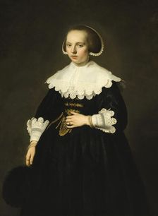 Portrait of a Young Woman, c1638. Creator: Jacob Adriaensz. Backer