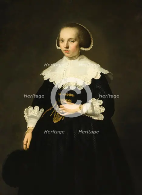 Portrait of a Young Woman, c1638. Creator: Jacob Adriaensz. Backer.