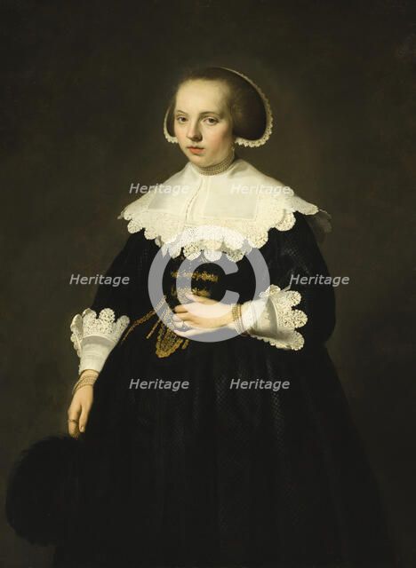 Portrait of a Young Woman, c1638. Creator: Jacob Adriaensz. Backer.