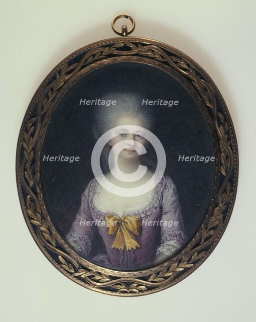 Portrait of a young woman, c1785. Creator: Ignace Jean Victor Campana.