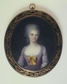 Portrait of a young woman, c1785. Creator: Ignace Jean Victor Campana