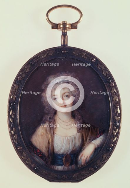 Portrait of a young woman, c1790. Creator: Ecole Francaise.