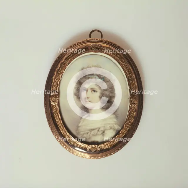 Portrait of a young woman, c1800. Creator: George Engleheart.