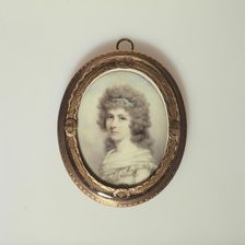 Portrait of a young woman, c1800. Creator: George Engleheart