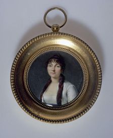 Portrait of a young woman, c1805. Creator: Étienne-Charles Leguay