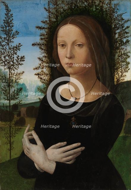 Portrait of a Young Woman, ca. 1490-1500. Creator: Lorenzo di Credi.