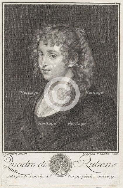 Portrait of a young woman, ca. 1745-76. Creator: Giuseppe Canale.