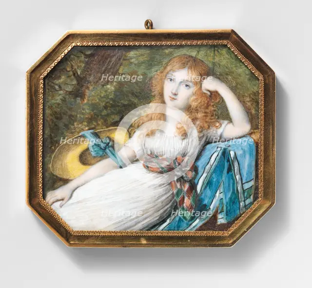 Portrait of a Young Woman, ca. 1795. Creator: Jean Antoine Laurent.