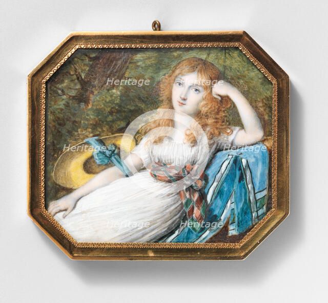 Portrait of a Young Woman, ca. 1795. Creator: Jean Antoine Laurent.